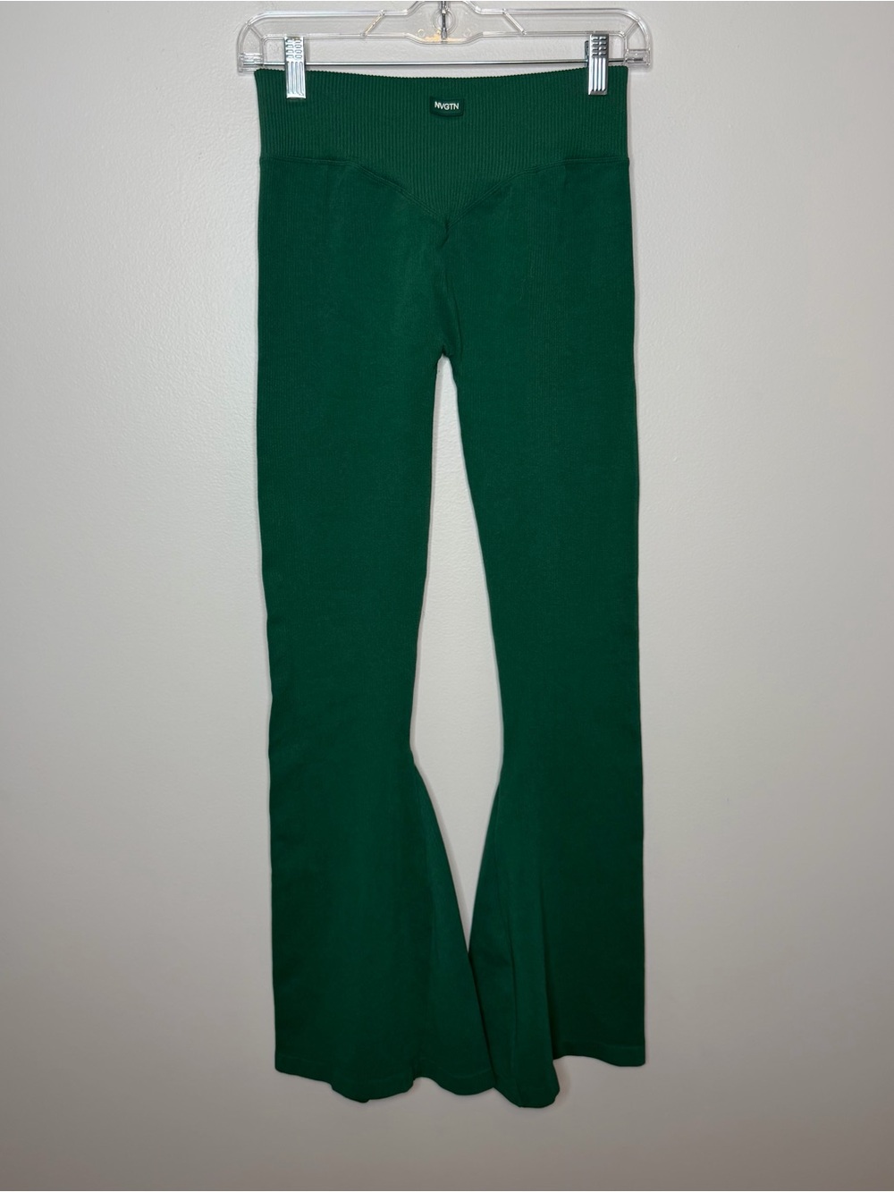 NWT NVGTN Balsam Harmony Ribbed Seamless Flare Legging Women’s L - Picture 8 of 12